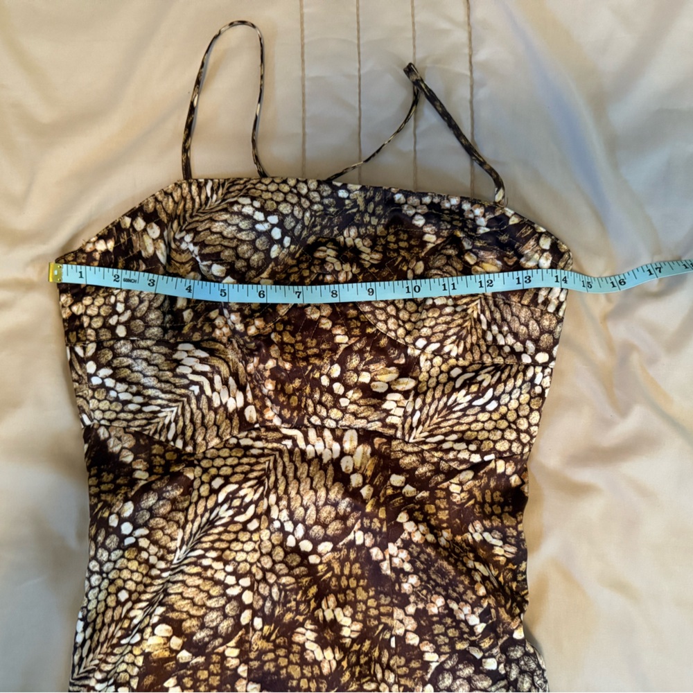 Just Cavalli Midi Dress-ALTERED - SEE MEASUREMENTS AND DESCRIPTION - Picture 5 of 13